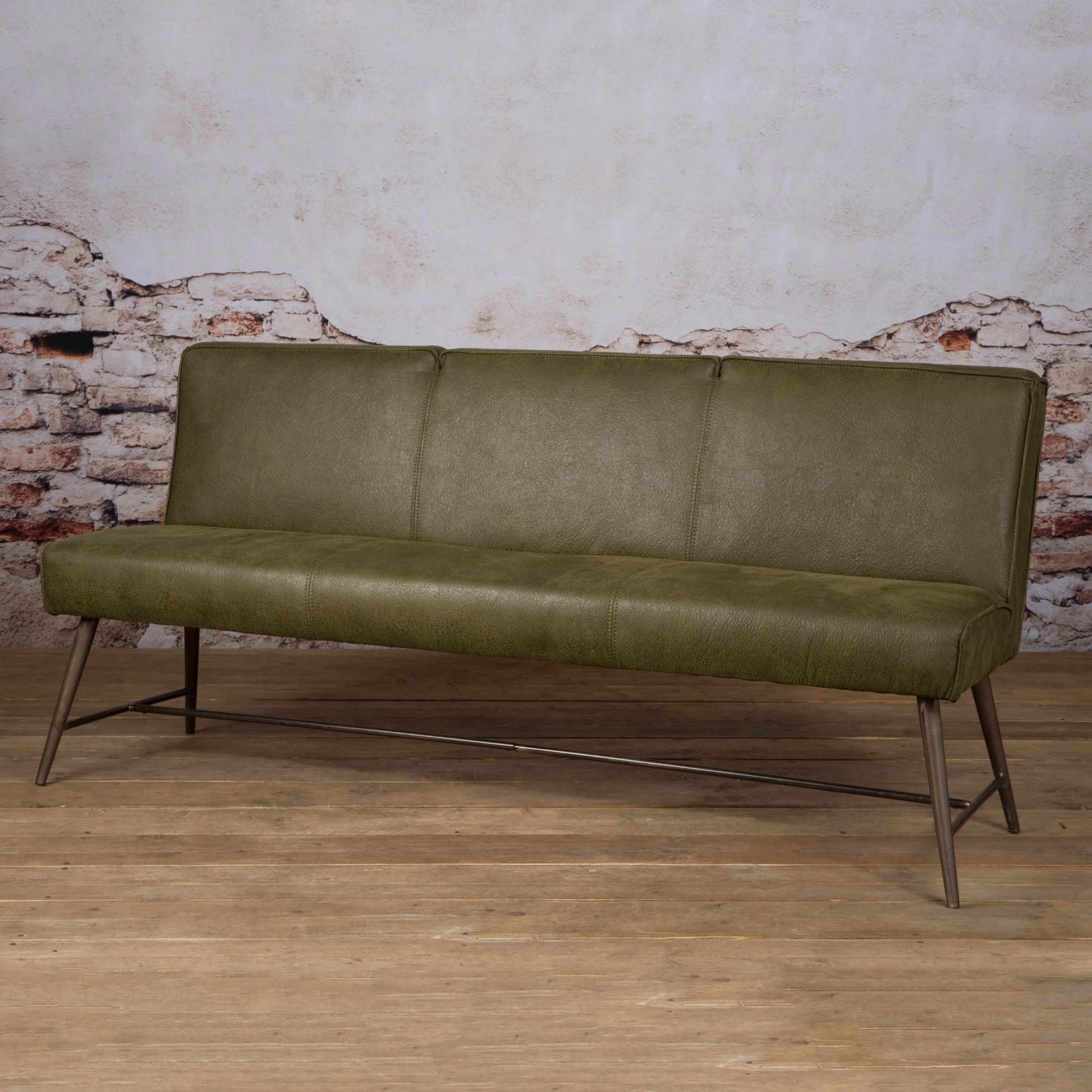 Tower Living Eetkamerbank 'Belmonte' 185cm, kleur groen