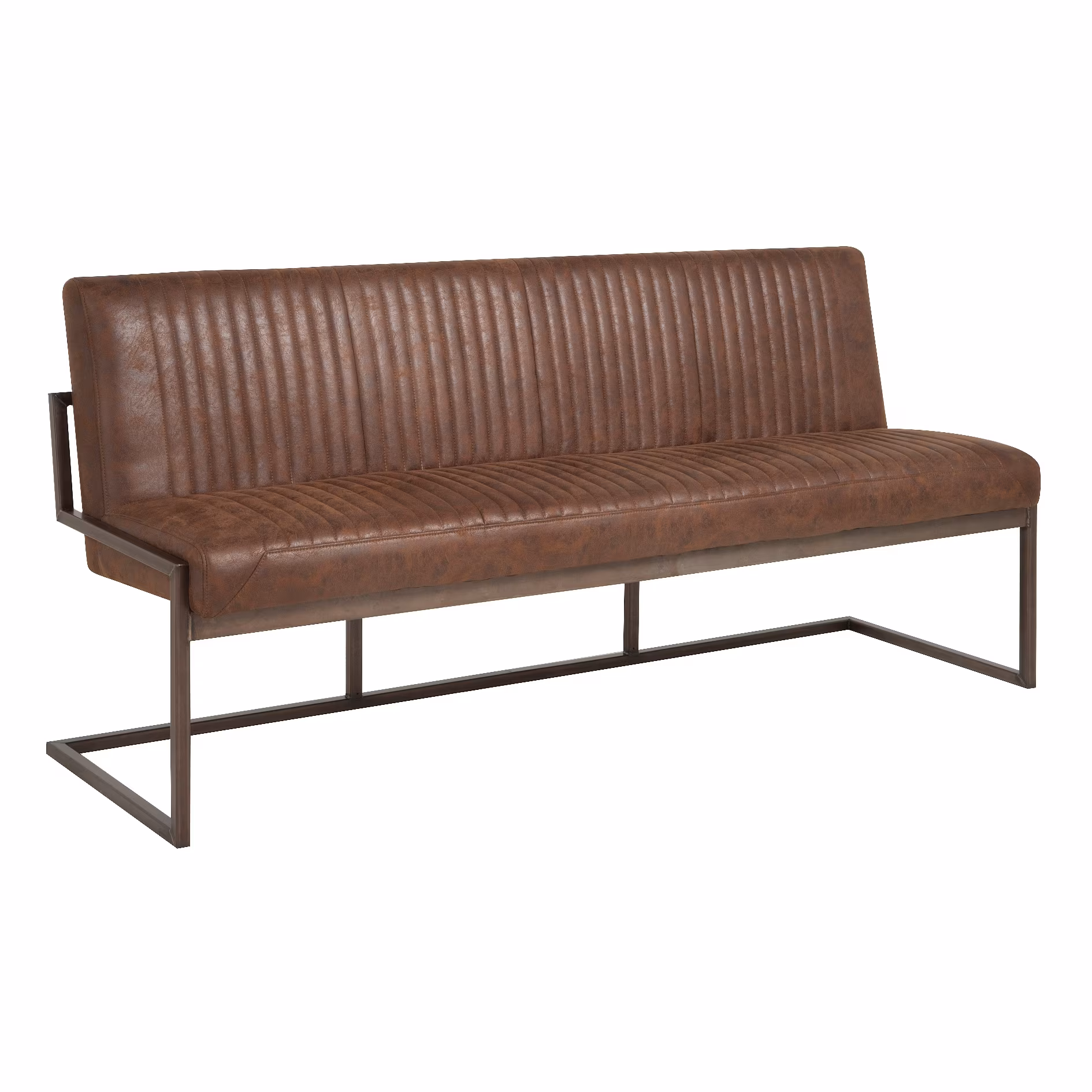 Tower Living Eetkamerbank 'Ferro' 185cm, kleur donkerbruin