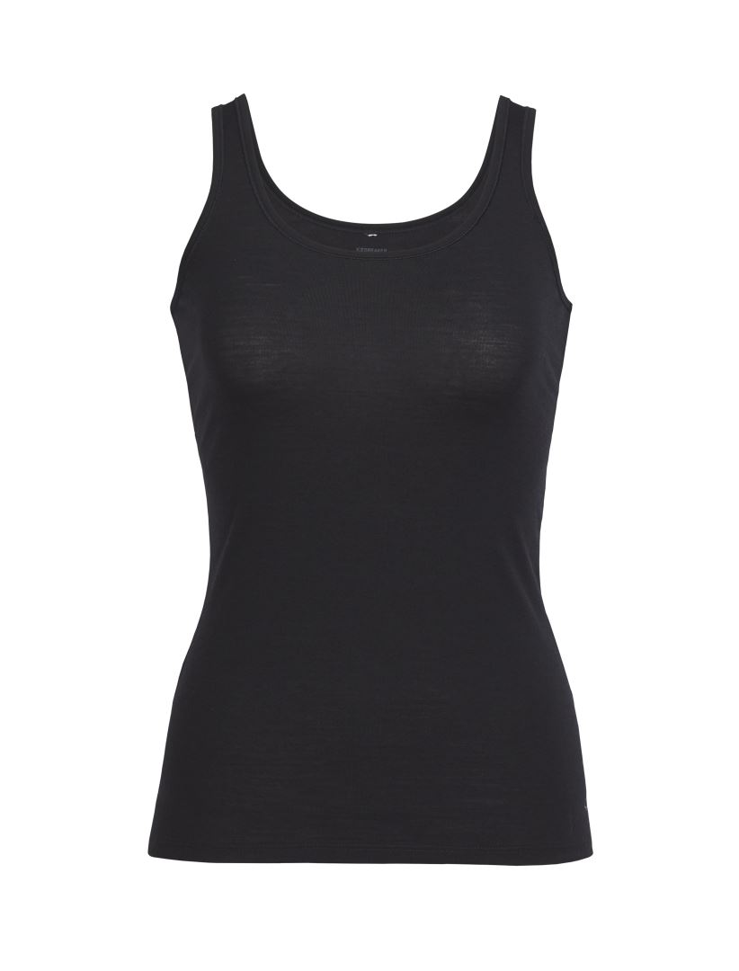 Icebreaker Siren Tank Hemd Dames Black L