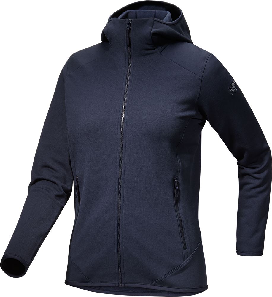 Arcteryx Kyanite Hoody Dames Fleece Black Sapphire L