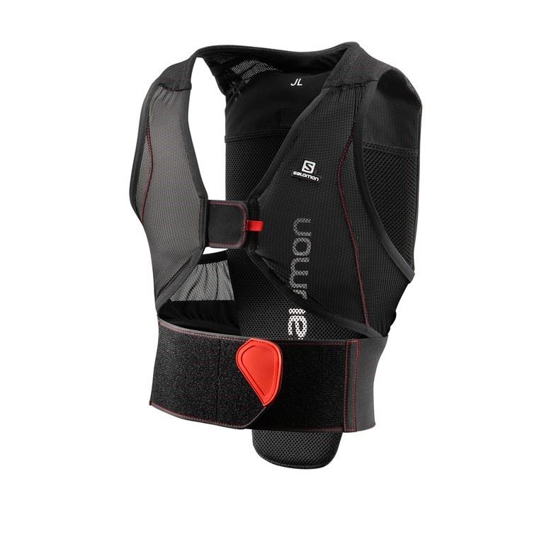 Salomon Flexcell Kinder Kinderen BLACK/Red L