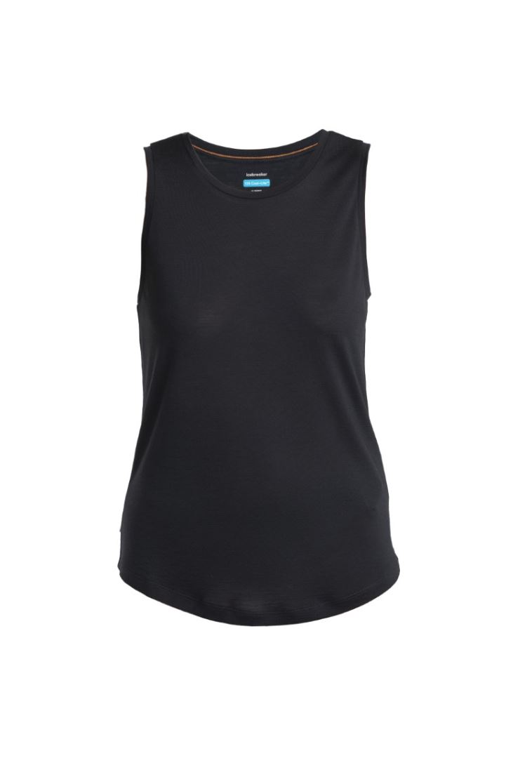 Icebreaker Merino 125 Cool-Lite Sphere III Tank Hemd Dames Black XL