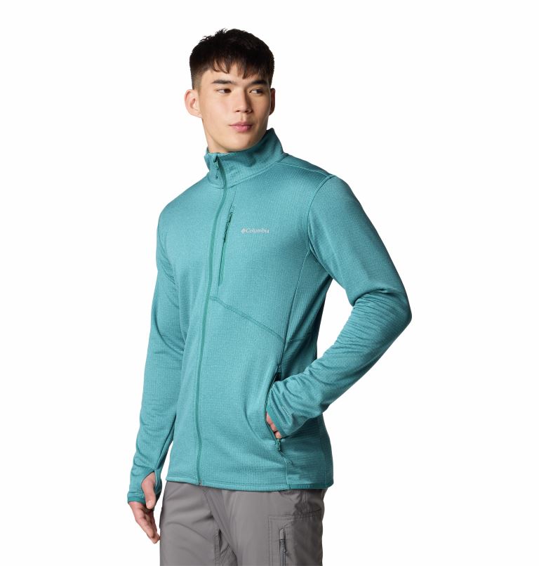 Columbia Park View™ Full Zip Fleece Heren River Blue Heat M