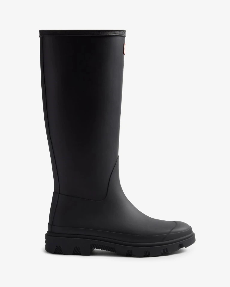 Hunter Downpour Tall Regenlaars Black 42