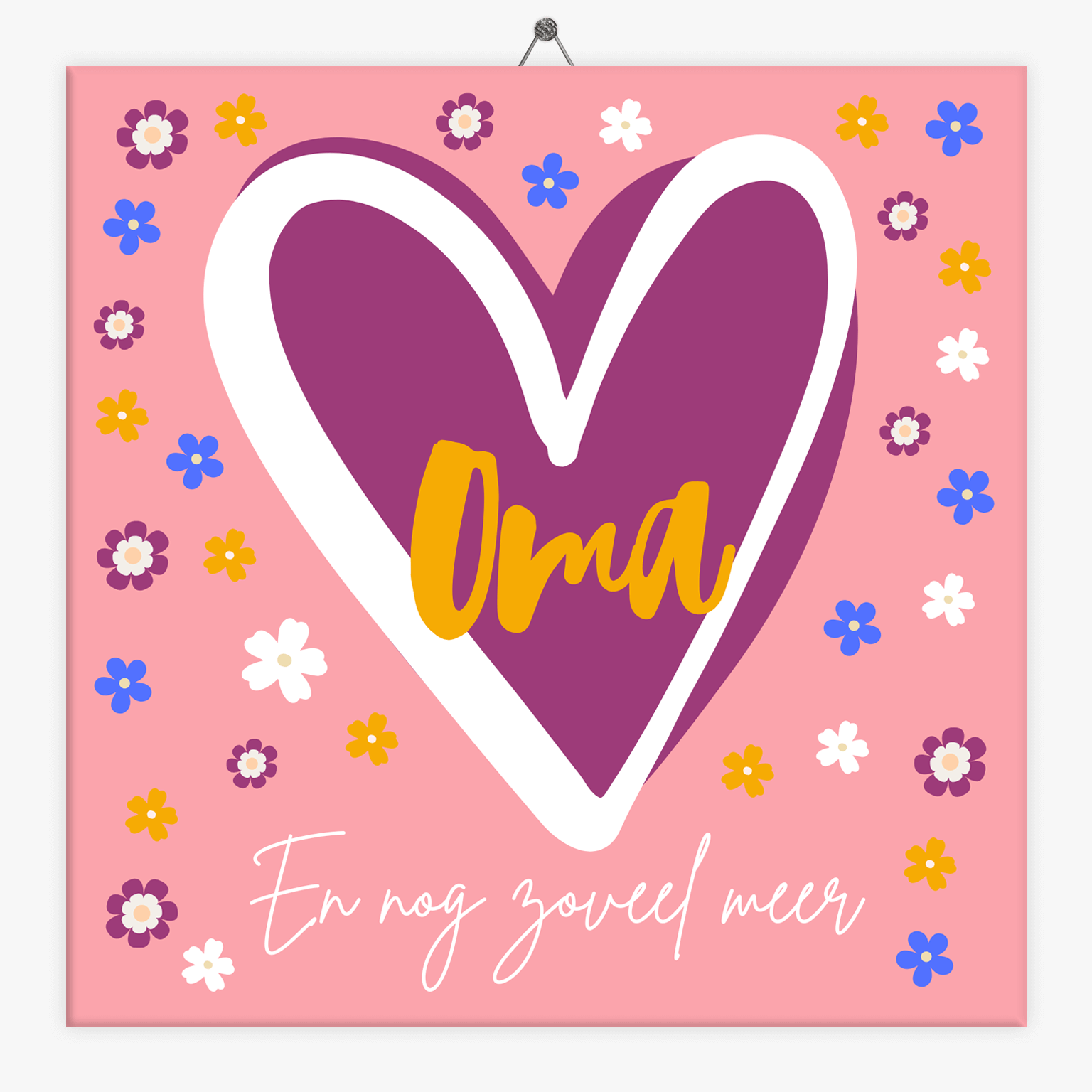 Tekst tegeltje oma en nog zoveel meer