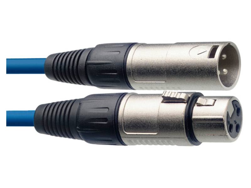 Stagg SMC6CBL XLR Blauw