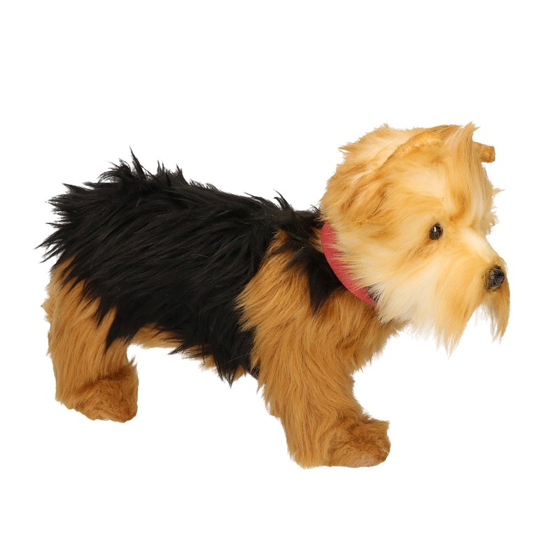 Luxe Yorkshire Terrier honden knuffel 25 cm