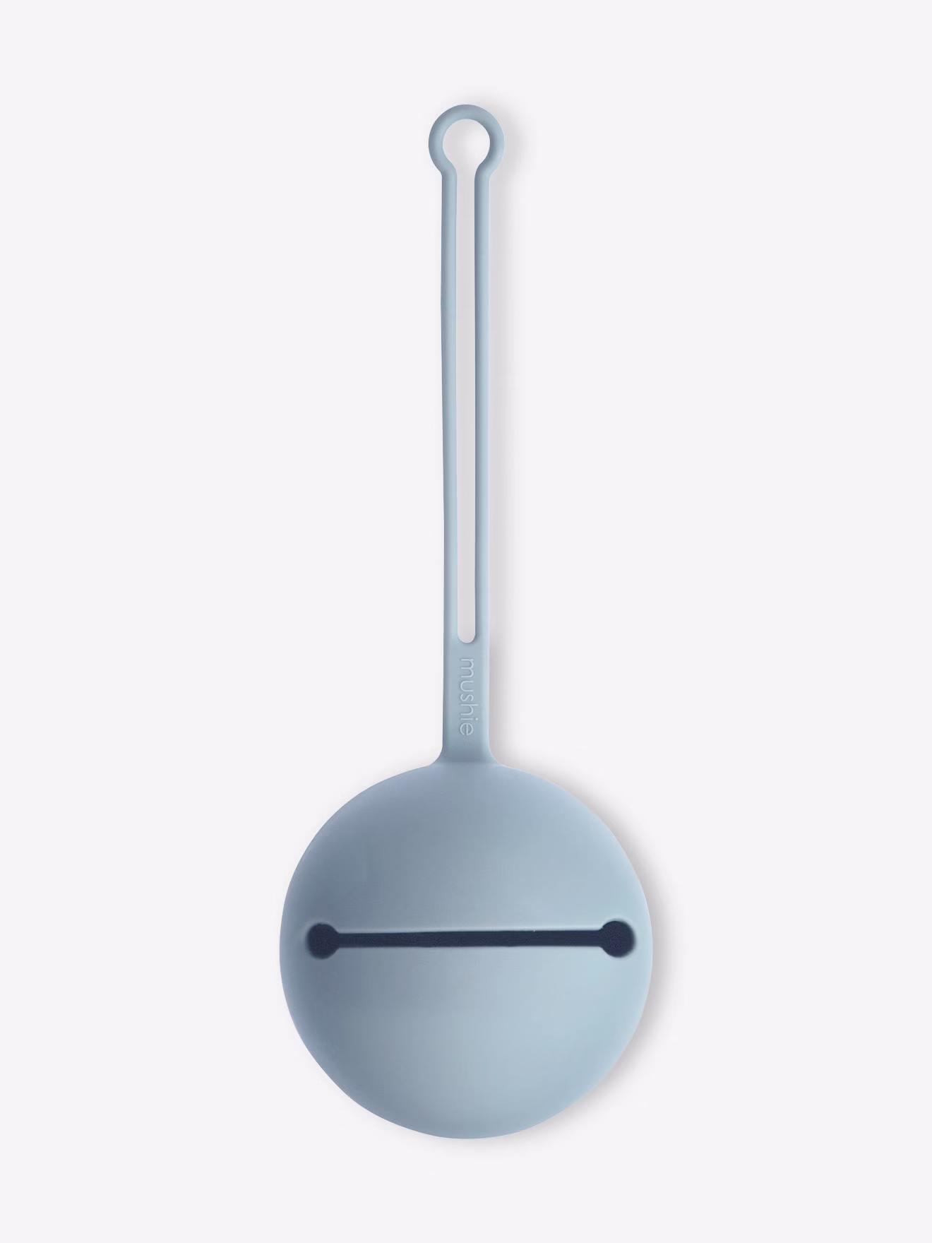 Siliconen fopspeenhouder MUSHIE blauw