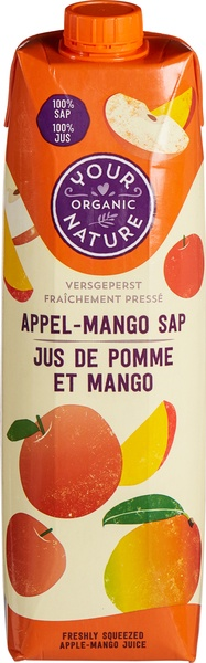 Your Organic Nature Appel mango sap bio 1 Liter
