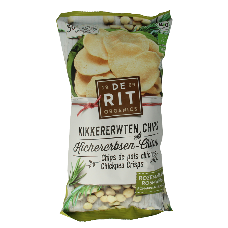 Kikkererwtenchips rozemarijn bio 75 Gram