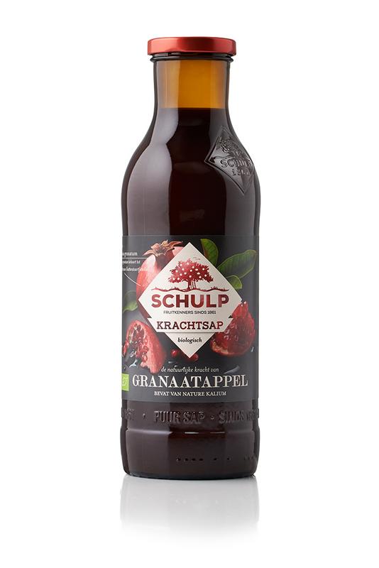 Krachtsap granaatappel puur bio 750 Milliliter