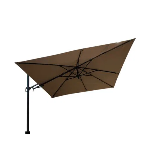 Barletta vrijhangende zweefparasol 3x3 m. taupe Borek - Borek
