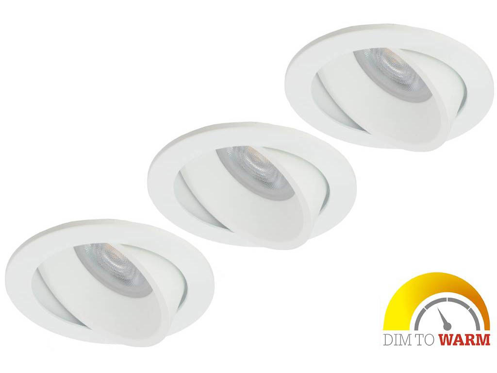 Philips Set van 3 LED inbouwspot 2,8 Watt