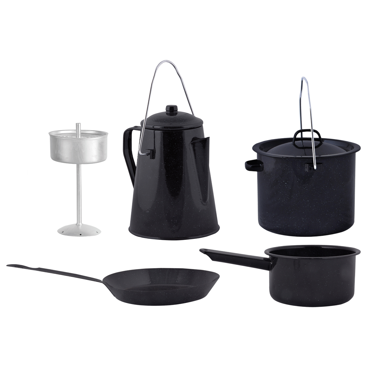 Fancy Flames Kampvuur kookset met percolator