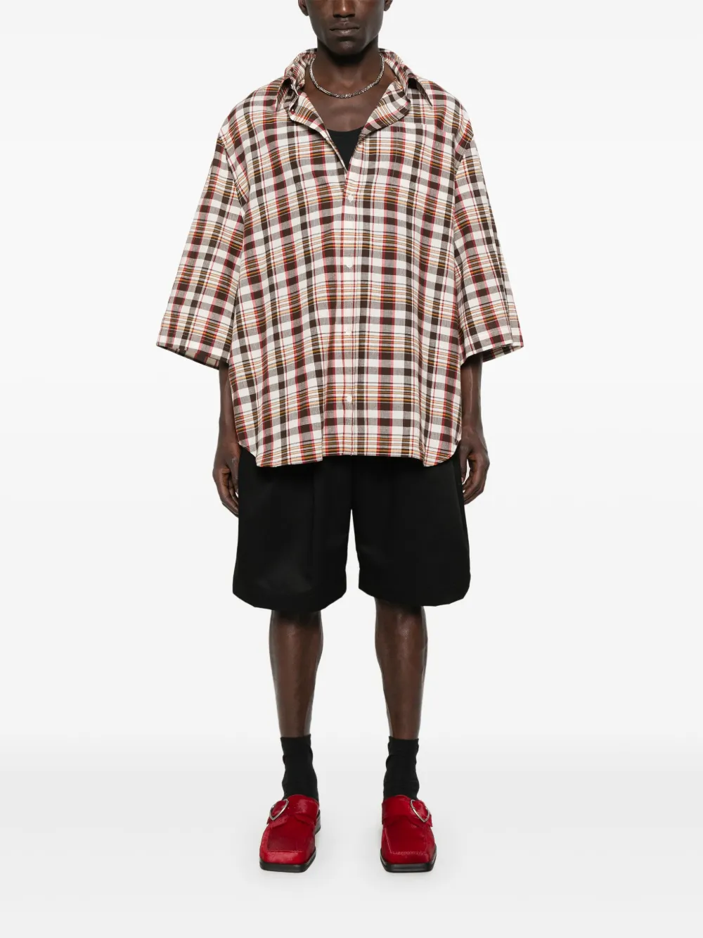 Willy Chavarria Hacienda overhemd - Bruin