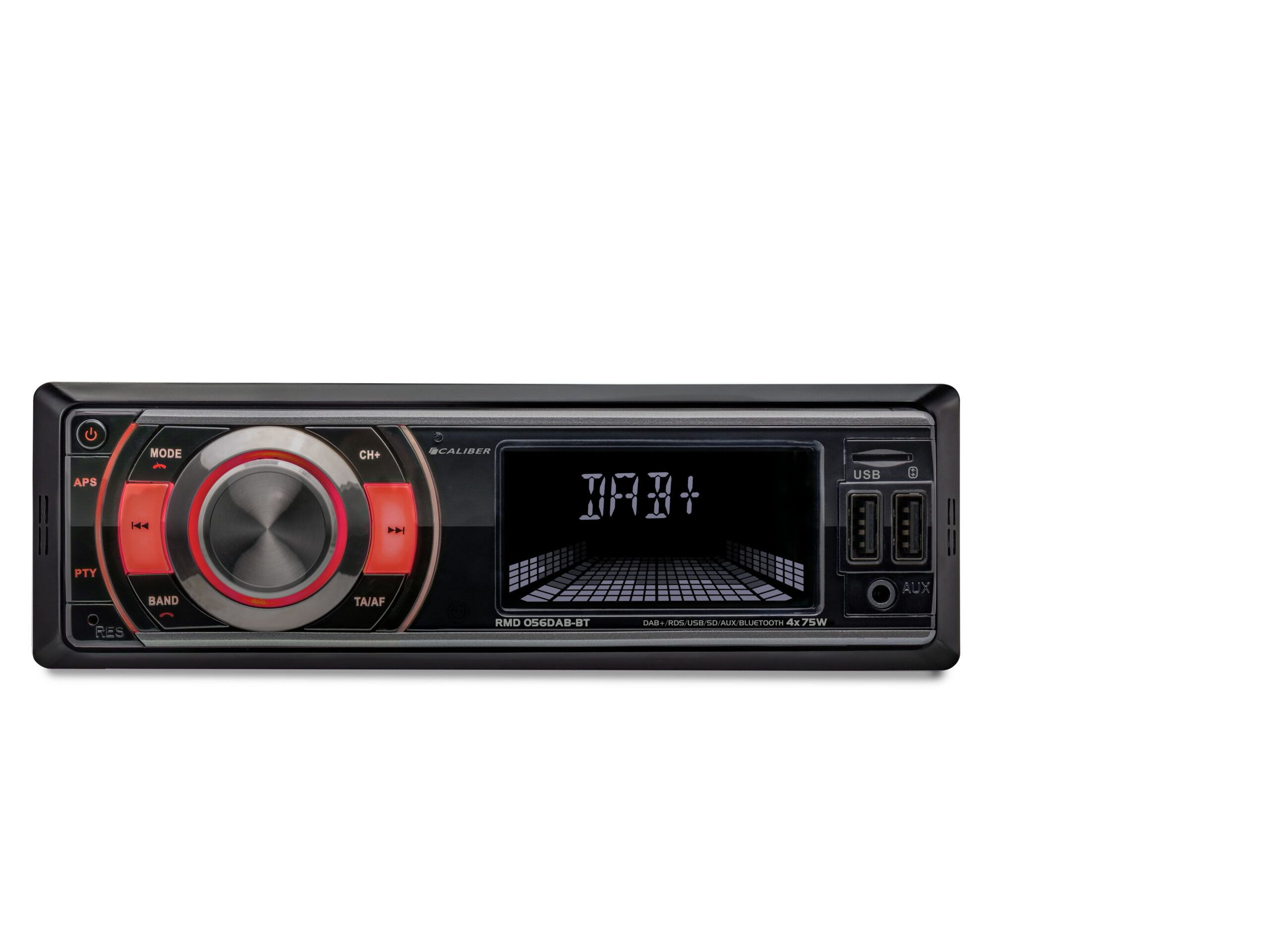 Autoradio met Bluetooth - 4 x 75 Watt - DAB+ en FM Radio - USB - AUX - Externe Microfoon (RMD056DAB-BT)