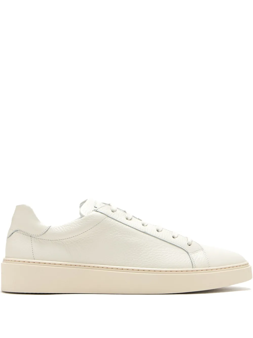 Barrett Leren low-top sneakers - Beige