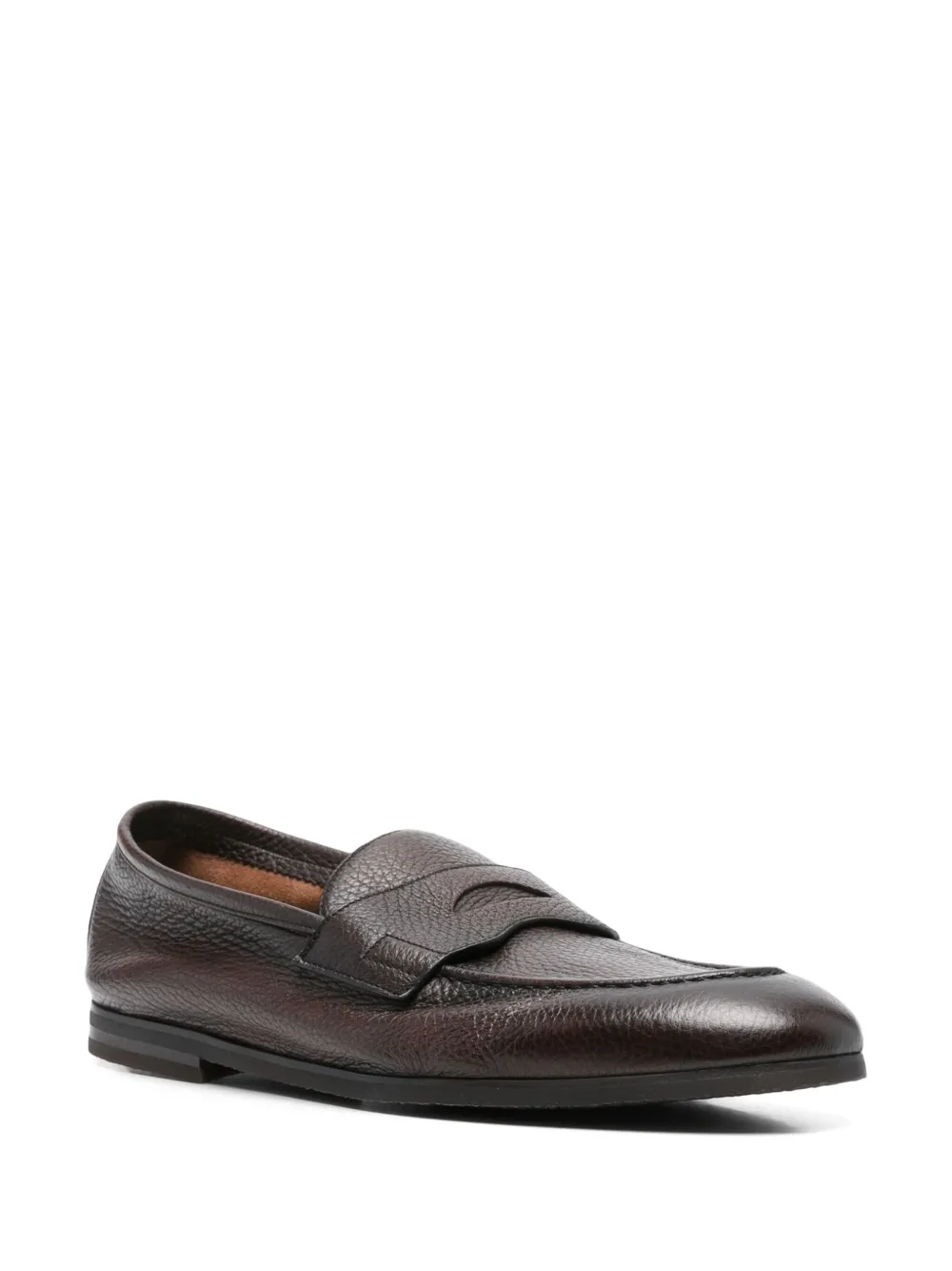 Barrett Leren loafers - Bruin