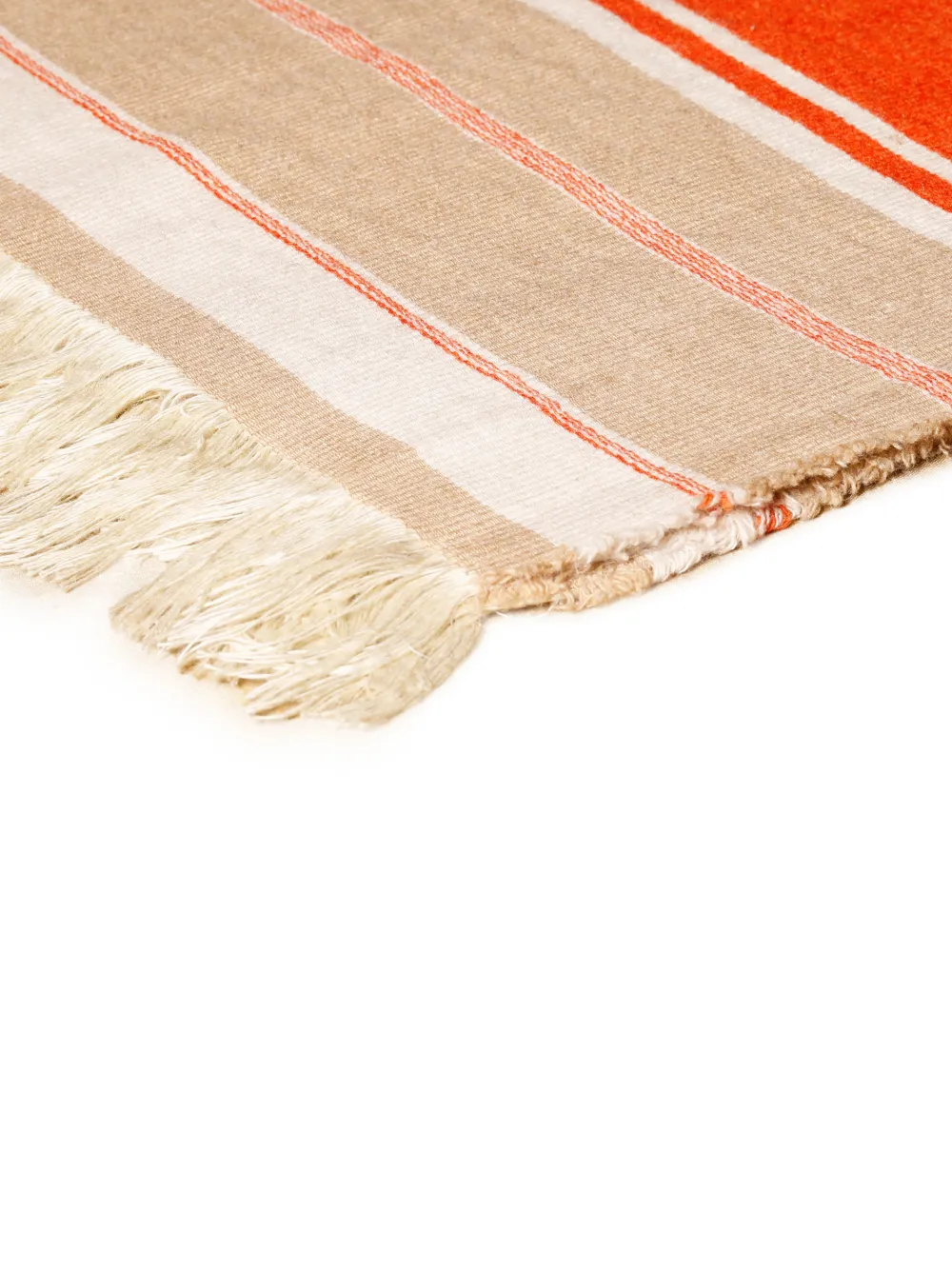 The House of Lyria Djerba plaid met contrasterende rand - Oranje