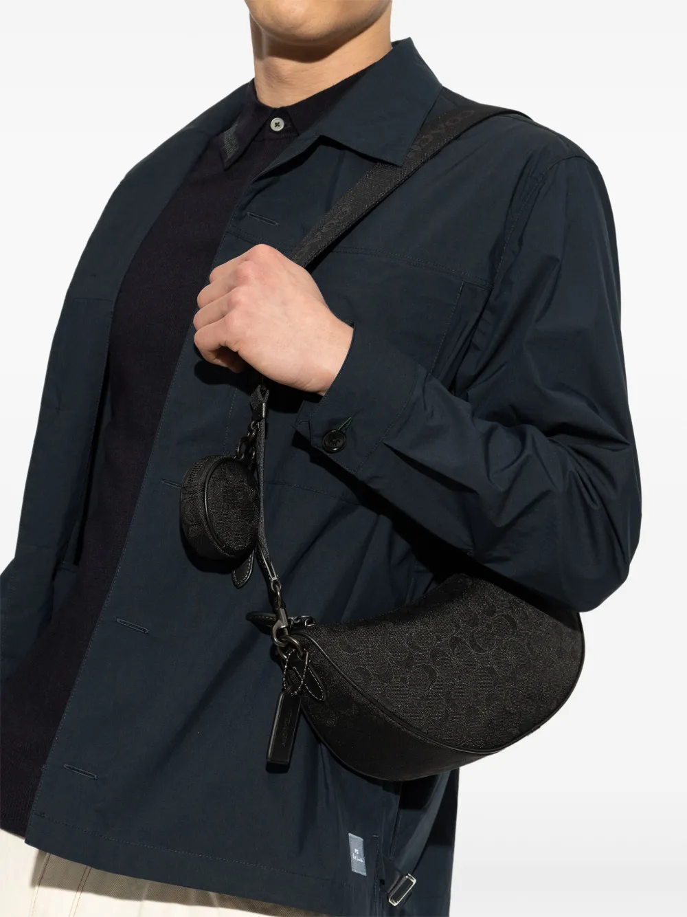 Coach Hall messengertas - Zwart