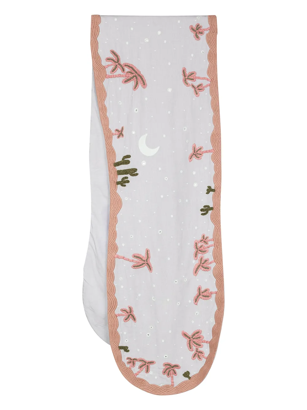 L'Objet x Haas Joshua linnen tafelloper - Paars