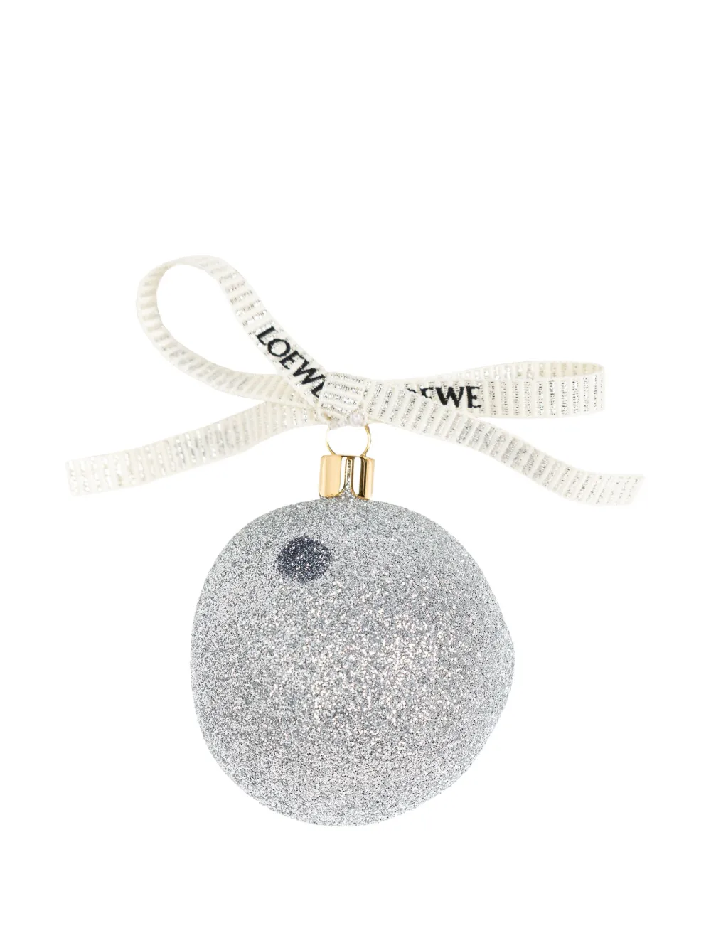 LOEWE Konijn kerstbal - Zilver