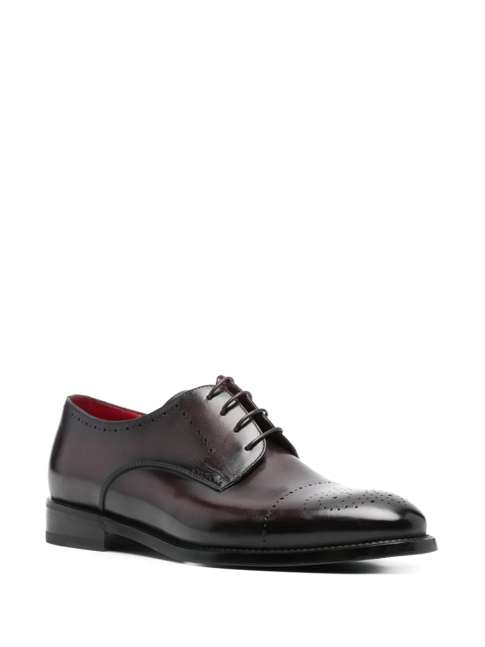 Barrett Leren derby schoenen - Bruin