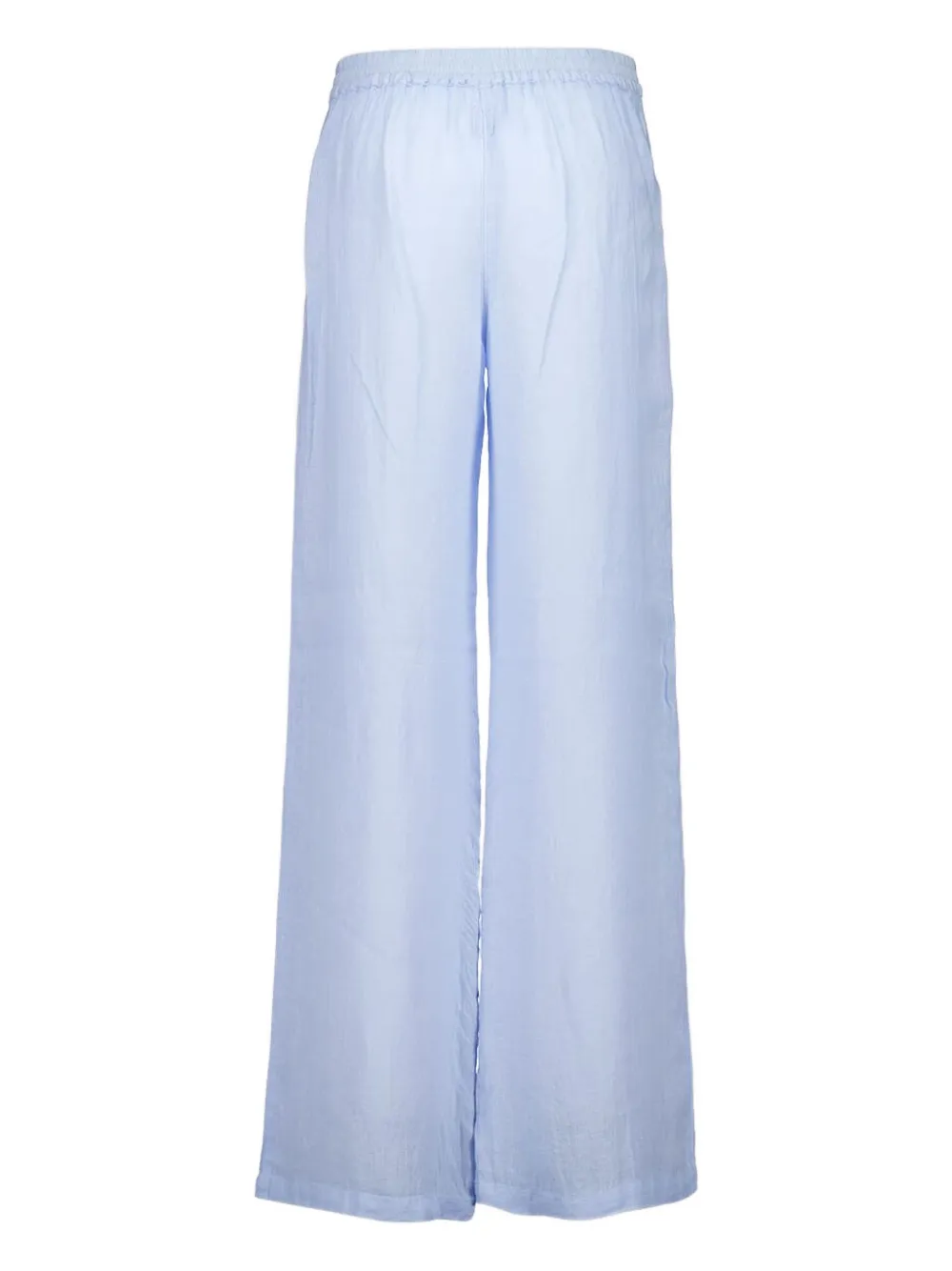 120% Lino High waist broek - Blauw