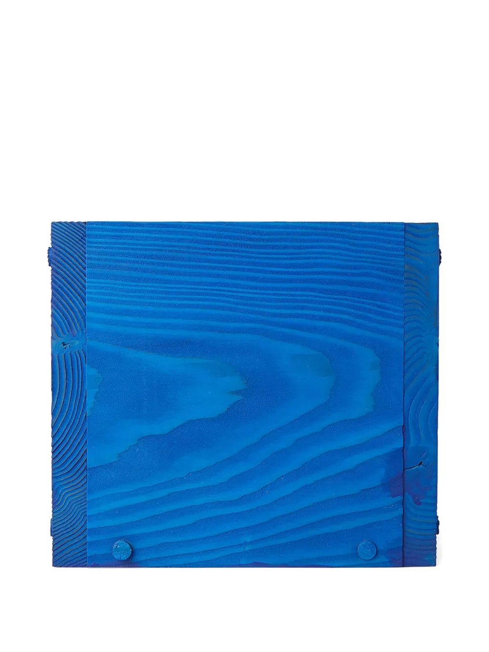 NIKO JUNE Cube doos van gerecycled hout - Blauw