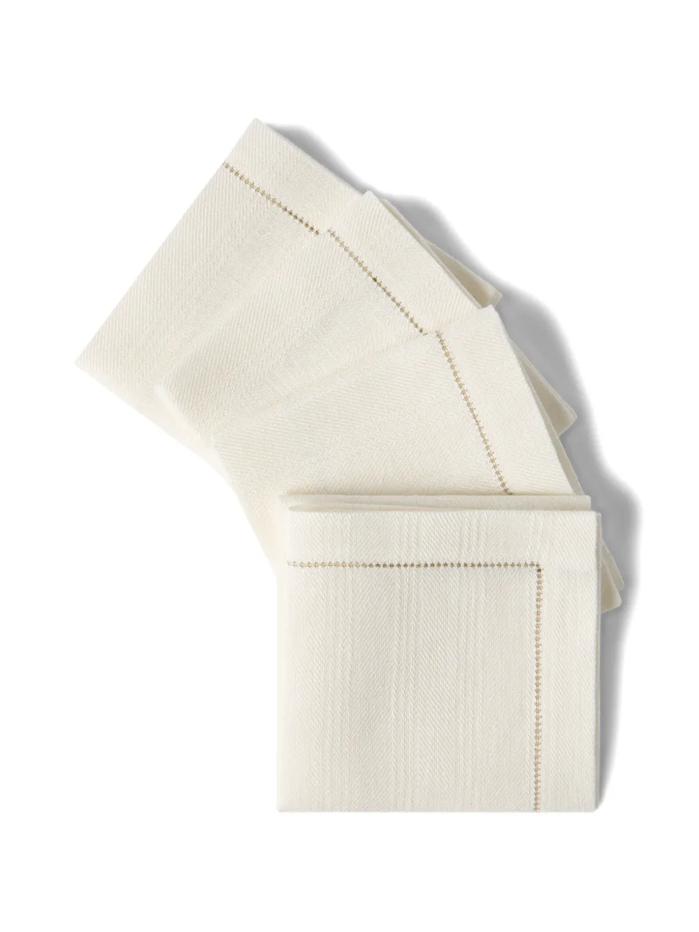 Brunello Cucinelli striped napkin - Beige