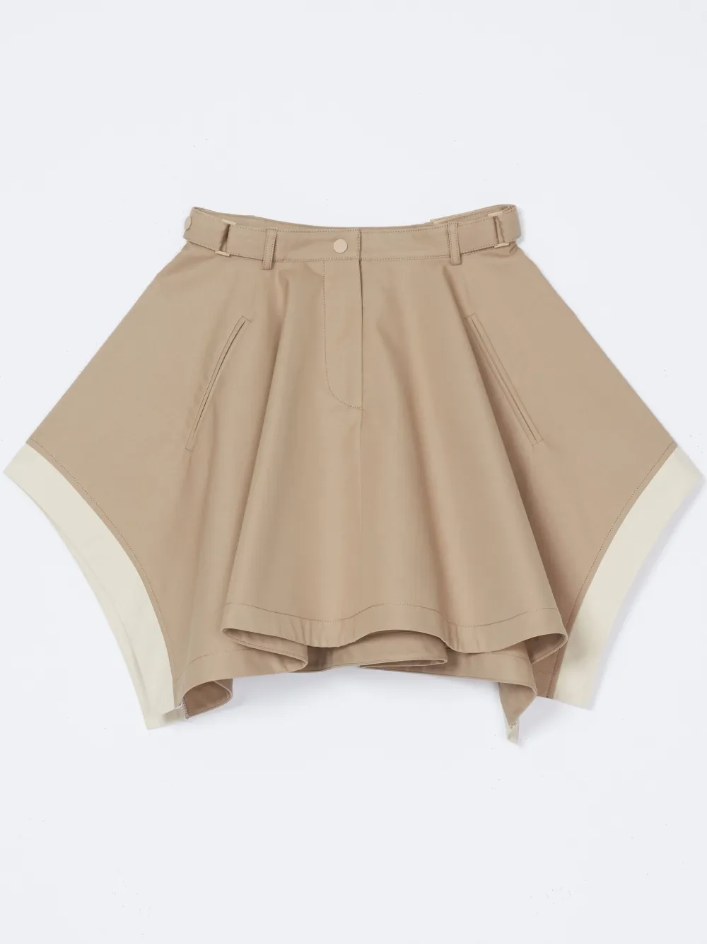 3.1 Phillip Lim Flared mini-rok - Beige