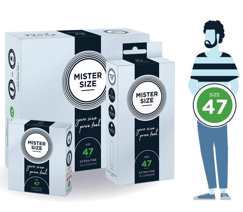 MISTER SIZE 47 - Smallere Condooms Ultradun 12 stuks (4x3)