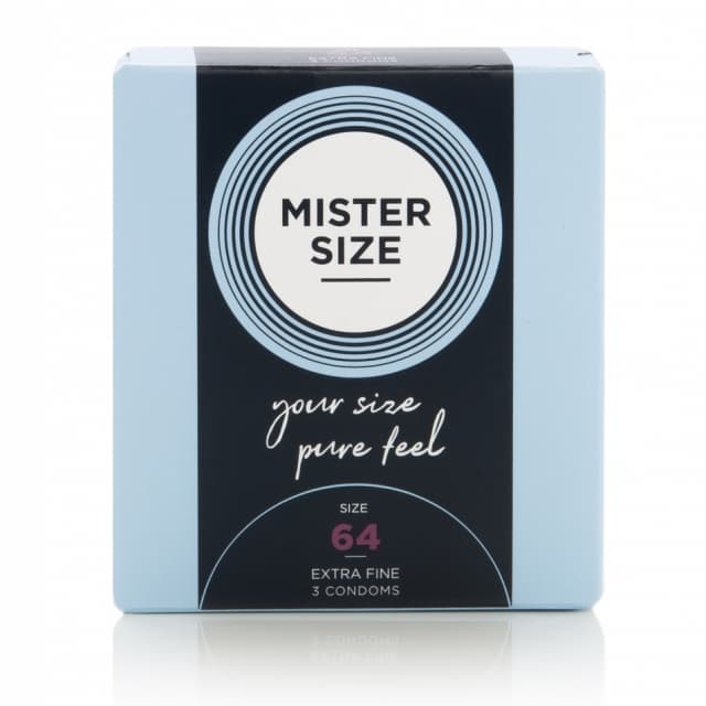 MISTER SIZE 64mm - Ruimere XXL Condooms Ultradun 3 stuks
