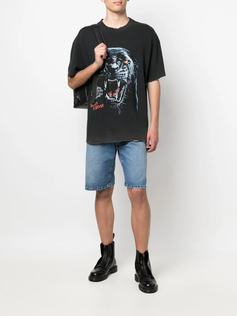 COUNTY OF MILAN Denim shorts - Blauw