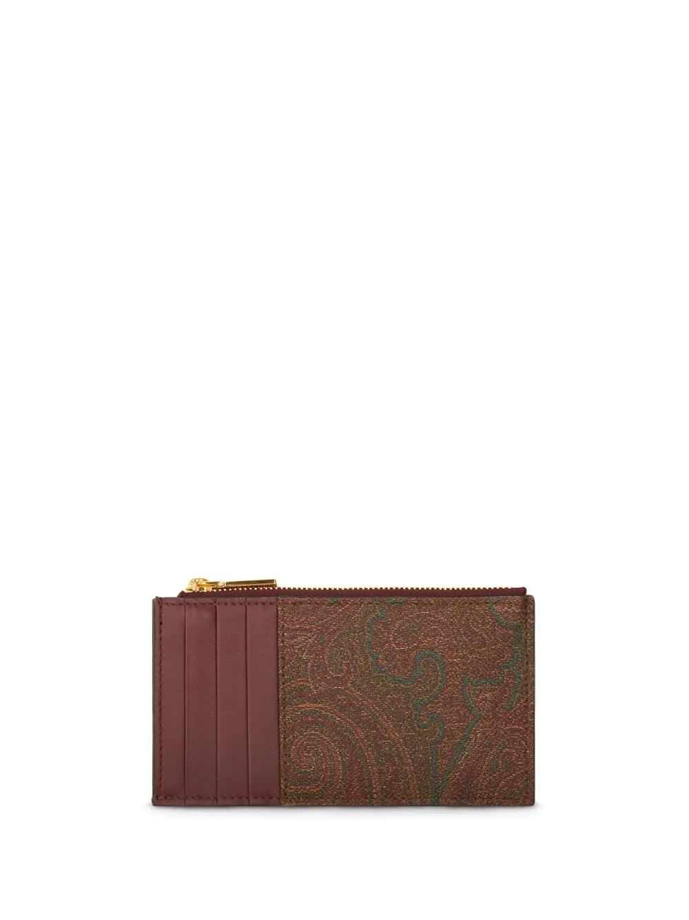 ETRO Leren portemonnee - Bruin