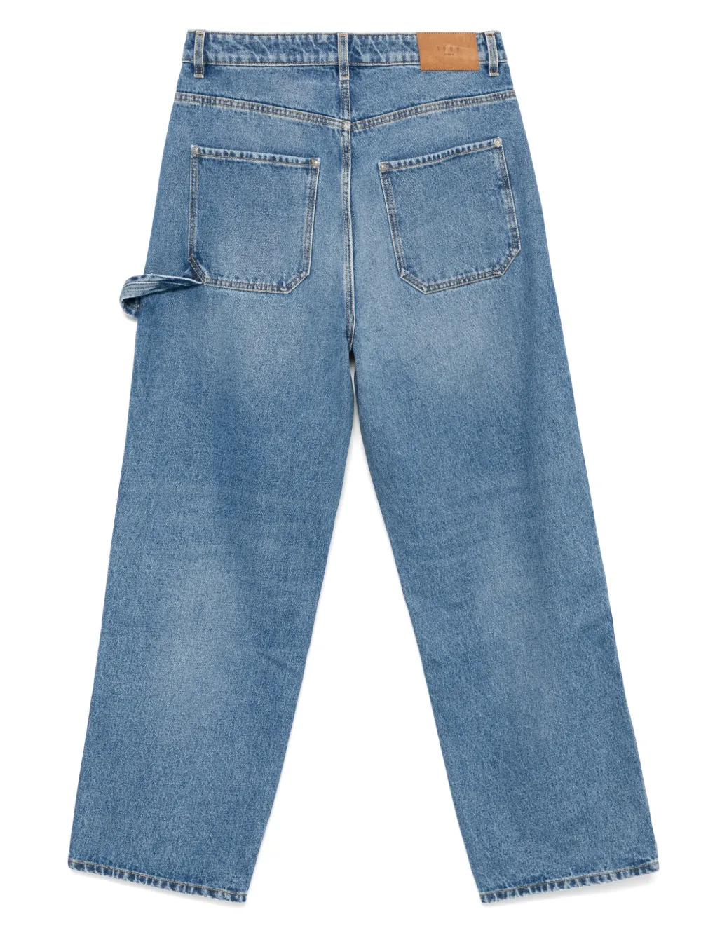 1989 STUDIO Jeans met toelopende pijpen - Blauw
