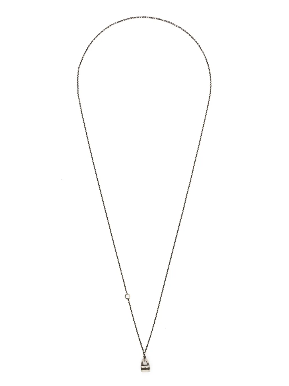 WERKSTATT:MÜNCHEN Mini Lock halsketting - Zilver