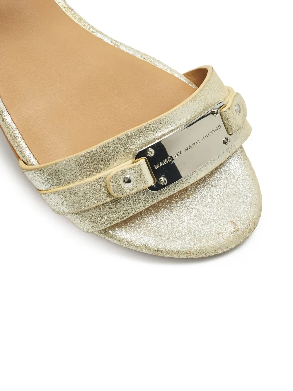 Marc By Marc Jacobs Sandalen met gesp - Goud