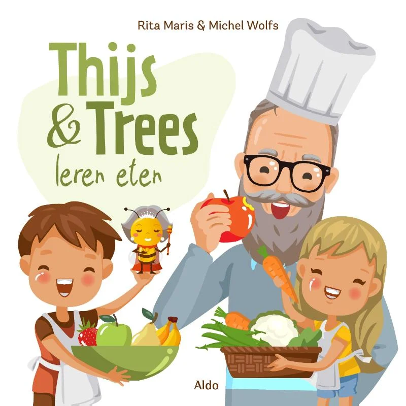 Thijs en Trees leren eten (Hardback)