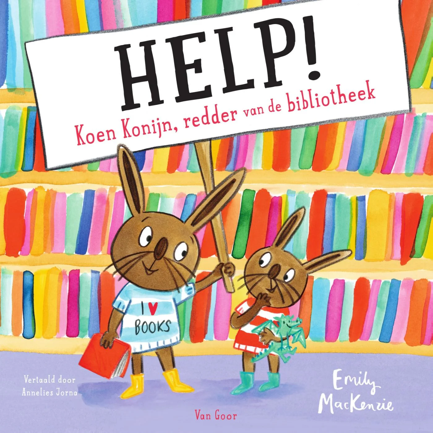 Help! Koen Konijn, redder van de bibliotheek (Hardback)