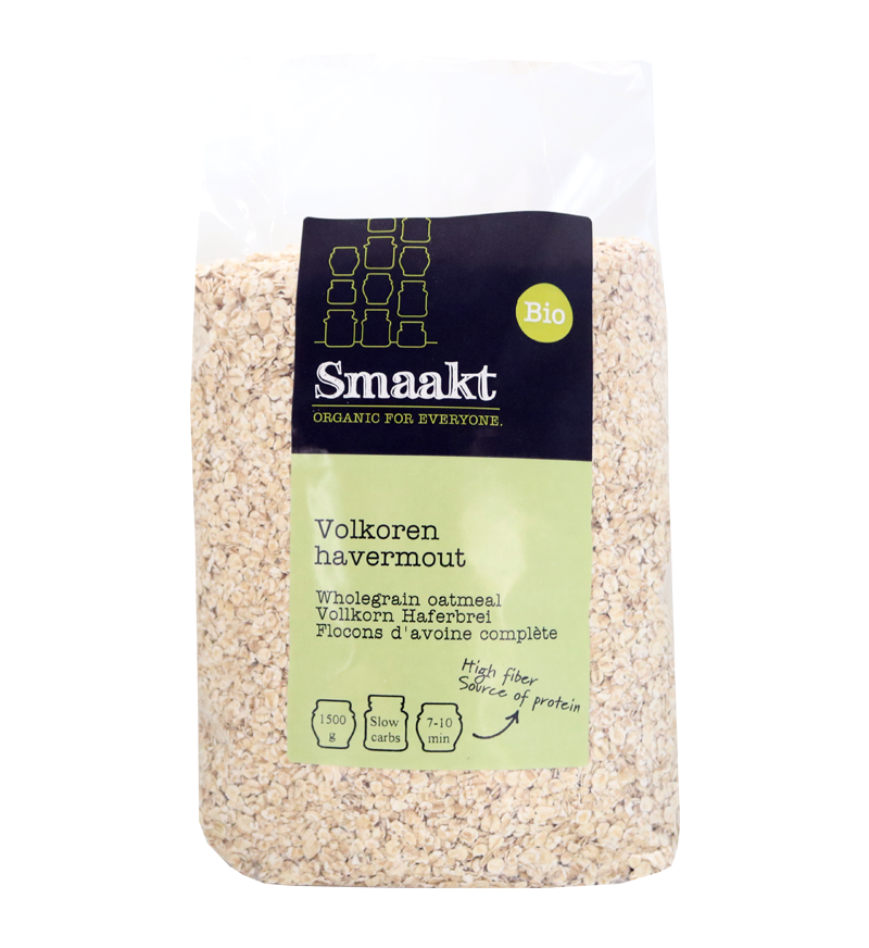 Smaakt Havermout volkoren XL (bio) 1500 gram