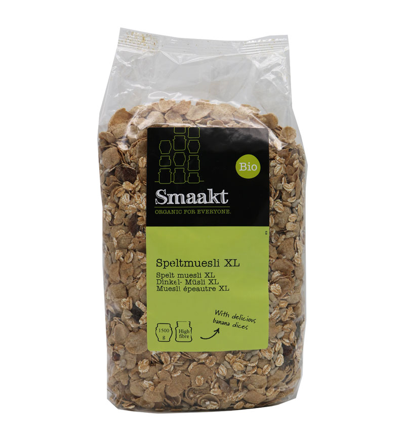 Smaakt Speltmuesli XL (bio) 1500 gram