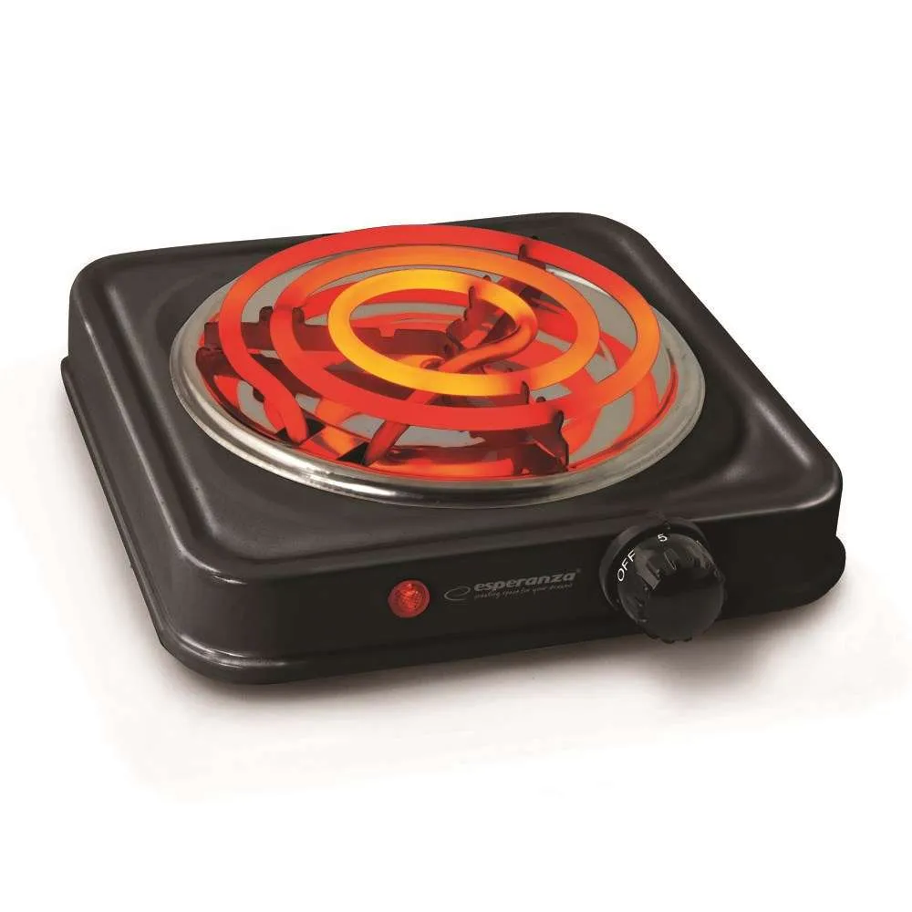 Esperanza EKH012K kookplaat Zwart Aanrecht 21 cm 1 zone(s)