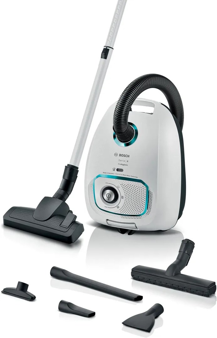 Bosch Serie 4 BGB41HYG1H stofzuiger met zak, 600 W, wit