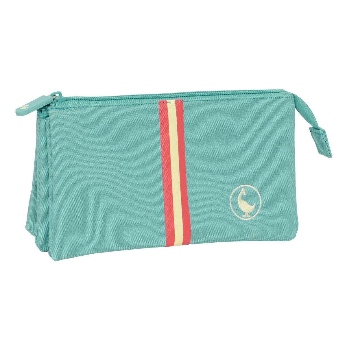 Pennenetui met 3 vakken El Ganso Aquarelle Blauw 22 x 12 x 3 cm