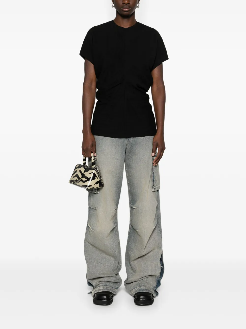 Andrea Ya'aqov Jeans met wijde pijpen - Blauw