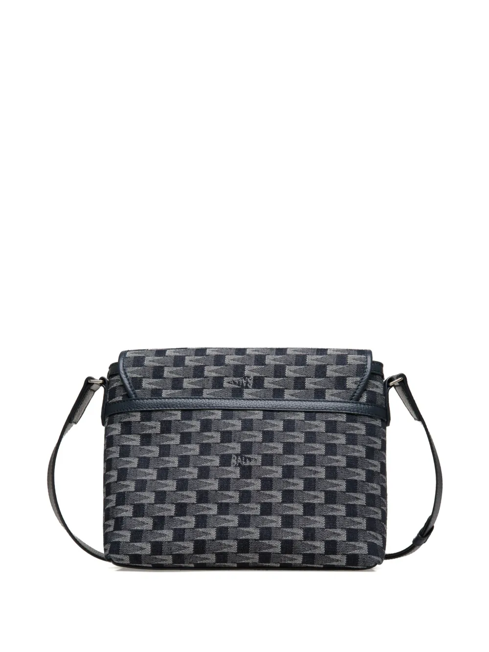 Bally Messengertas met jacquard - Blauw