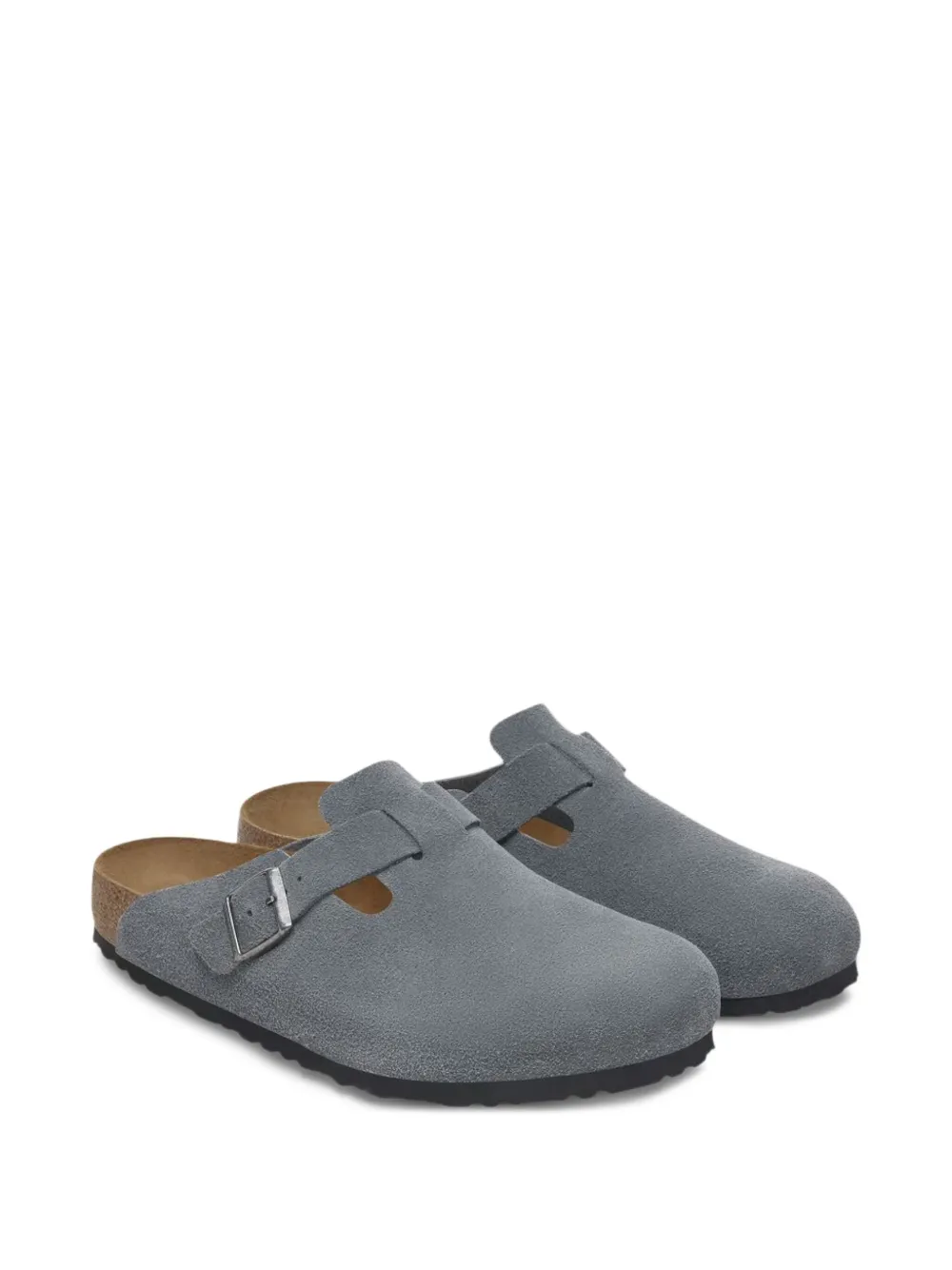 Birkenstock Boston "Basalt Grey" slippers - Grijs