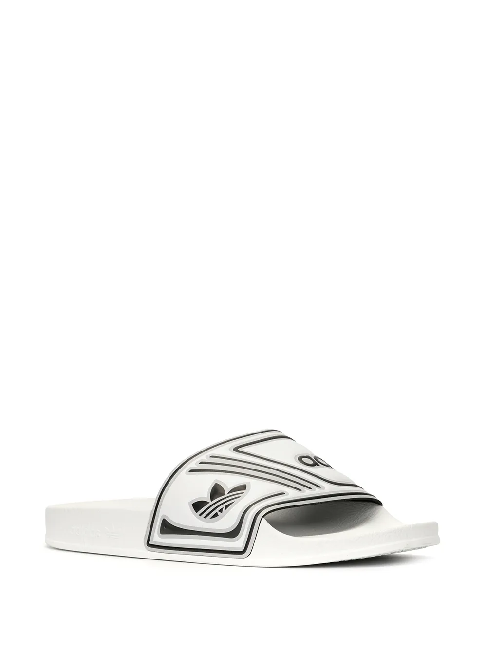 adidas Badslippers met logo - Wit