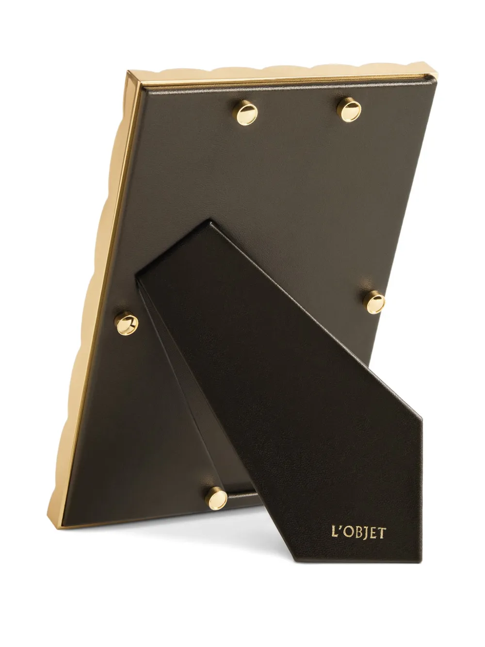 L'Objet Maxime fotolijst met ruches (10 cm x 15 cm) - Goud